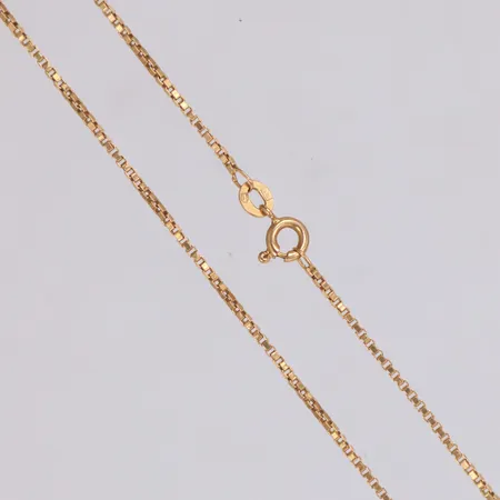 Kedja, längd 46,5mm, bredd 1,3mm, 18K Vikt: 5,2 g