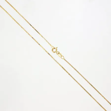 Kedja Venezia 50cm, bredd: 1mm, 18K Vikt: 4 g