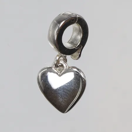 Hänge hjärta 20x10mm, 925/1000 Vikt: 2,5 g
