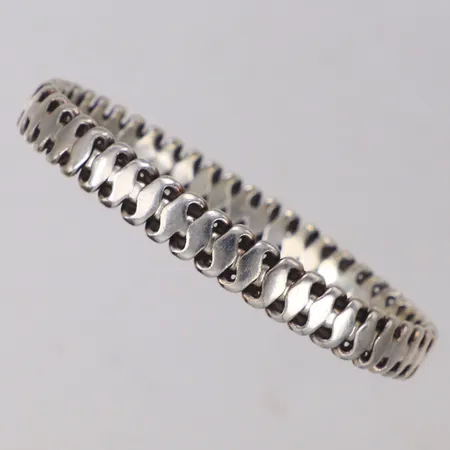 Armring, Ø70mm, bredd 8,7mm, Hans Hansen, Danmark, importstämpel, 925/1000 silver Vikt: 35,3 g