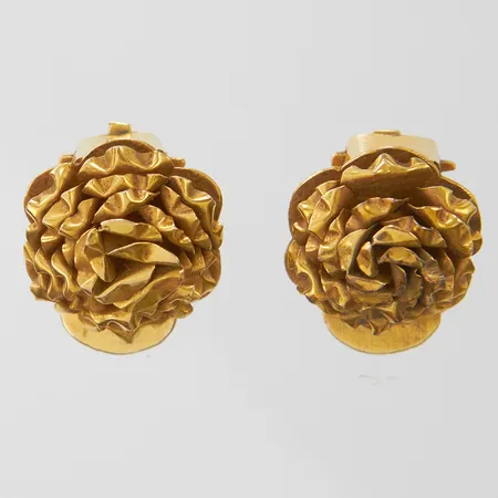 Örhängen, clips, Øca.15mm, 18K Vikt: 6,9 g