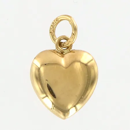 Hänge hjärta 20x10mm, 18K Vikt: 0,6 g