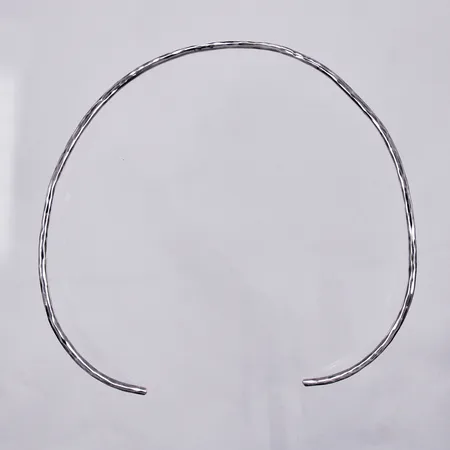 Stelt halsband bredd: ca 3mm Ø 12,5mm, silver, 925/1000 Vikt: 22,5 g