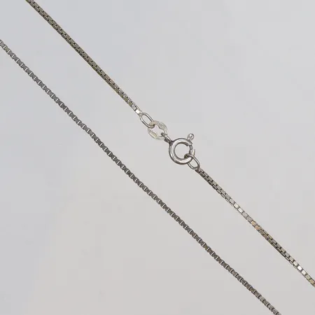 Kedja Venezia 45,5cm bredd 1mm silver 925/1000 Vikt: 3,7 g