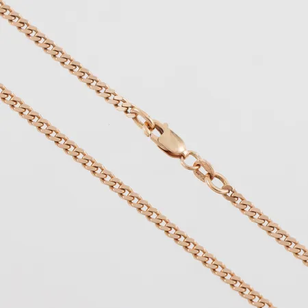 Collier 18k pansar,längd ca 46 cm,bredd 2.5 mm. Vikt: 11,3 g