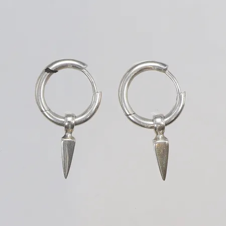 Ett par örhängen Ø15mm, silver 925/1000 Vikt: 3,5 g