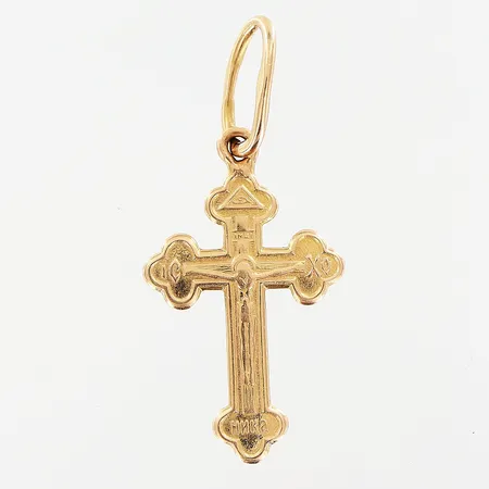Hänge kors 11x25mm, 14K Vikt: 0,7 g