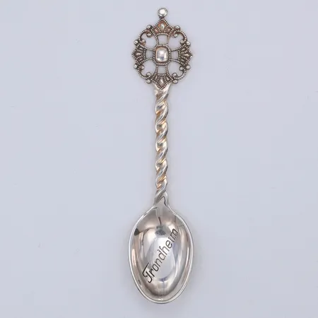 Kaffesked 11,5cm, "Norway 40GR.", gravyr Vikt: 9,6 g