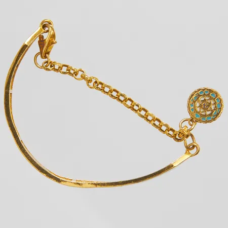 Diverse guld, emaljdetaljer, defekt, 21K Vikt: 5,4 g