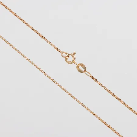 Collier Venezia 18k,längd ca 45 cm,bredd 1.1 mm. Vikt: 3,3 g
