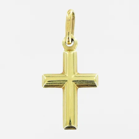 Hänge kors 11x23mm, 18K Vikt: 0,6 g