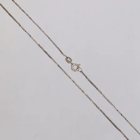 Kedja, längd ca 40,5cm, bredd 1,3mm, 925/1000 silver Vikt: 2,8 g