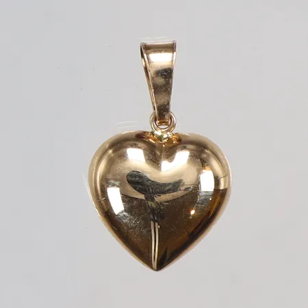 Hänge hjärta 11x18mm inklusive hängöglan GHA 18K Vikt: 1,2 g
