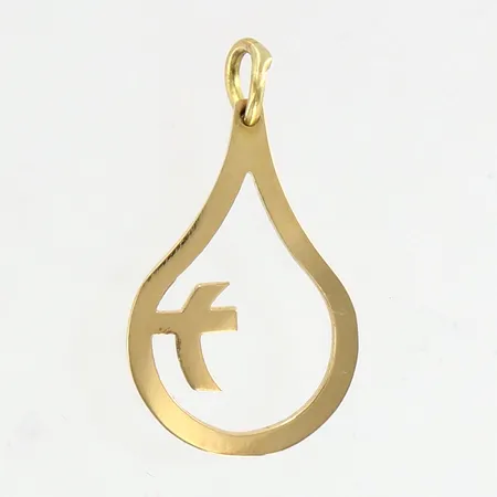 Hänge 22x12mm, 18K Vikt: 1,1 g