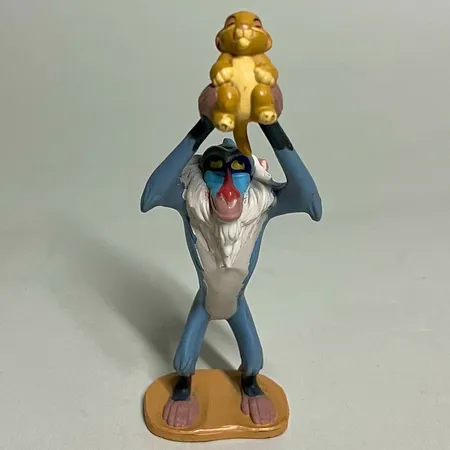 Rafiki och Simba Lejonkungen Disneyfigur 11,5cm, färgbortfall