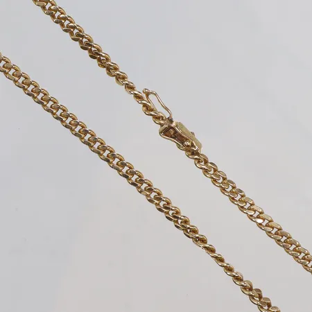 Kedja Pansar 46cm bredd 3mm JO'ANS Köping 18K Vikt: 24,8 g