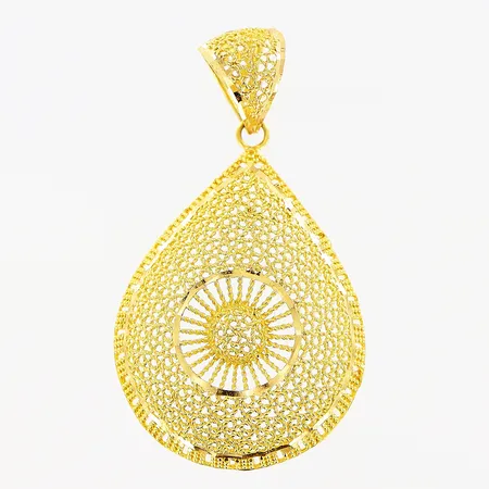 Hänge, 48mm, bredd 9-28mm, 21K  Vikt: 5,7 g