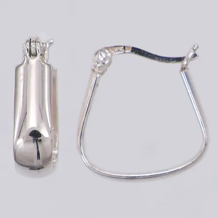Örhängen 18mm, 17mm, 925/1000 silver Vikt: 3,3 g