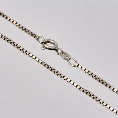 Kedja i silver, 46cm, Venezia, bredd 1,3mm, 925/1000, vikt 4,72g.