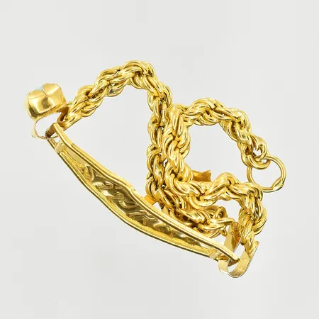 Diverse defekt guld, 22K. Vikt: 4,2 g