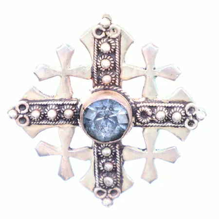 Hänge kors silver 800/1000 Ø46mm Vikt: 15 g