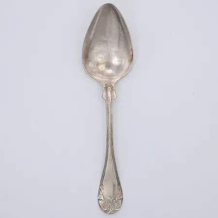 Sked 20,5cm, gravyr, kattfot 830/1000 silver Vikt: 51,7 g