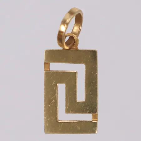 Hänge, längd 19,0mm, bredd 7,6mm, 14K Vikt: 0,8 g