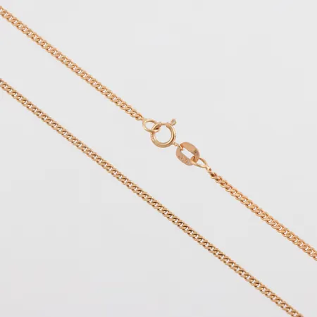 Collier Pansar 18k,Guldfynd AB,längd ca 70 cm,bredd 1.6 mm. Vikt: 7,9 g