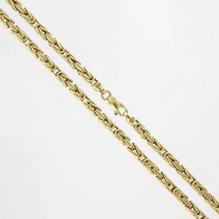 Kedja Kejsarlänk 65cm, bredd: 4mm, 14K Vikt: 25 g