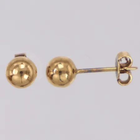 Ett par örhängen, Ø 5,4mm, 18K Vikt: 1,1 g