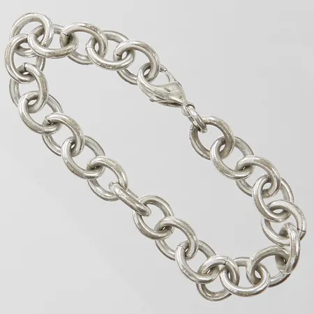 Armband, Ankar, längd: 18,5cm, bredd: 9,5mm, silver, 925/1000 Vikt: 20,6 g