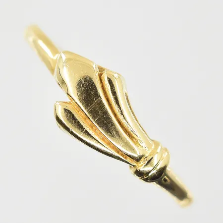Ring, stl 16¼, bredd 2-5 mm, 18K. Vikt: 1,8 g