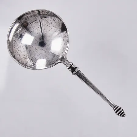 Supsked S:T Eriks Silversmedja Johansson & Svanberg & 1979, längd ca 14,5cm, silver Vikt: 46,4 g