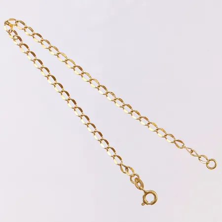 Armband 19cm, bredd 2mm, GHA, 18K Vikt: 1,3 g