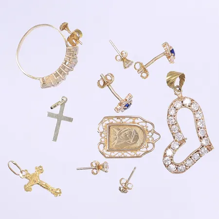 Diverse guld defekt 14K Vikt: 11,5 g Vikt: 11,5 g