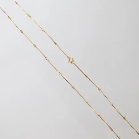 Kedja, Stavlänk, längd: 59,2cm, bredd: 0,7mm, Stigbert för Heribert Engelbert, Stockholm, 1947, 18K Vikt: 5,3 g