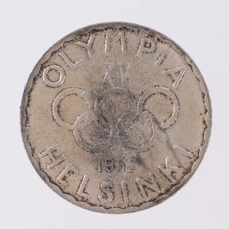 Minnesmynt, Ø32mm, Olympia Helsinki 1952, Finland, 500/1000 silver Vikt: 11,9 g