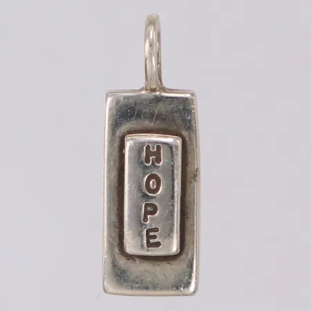Hänge, Hope, design Efva Attling, längd 20mm, 925/1000 silver Vikt: 2,2 g