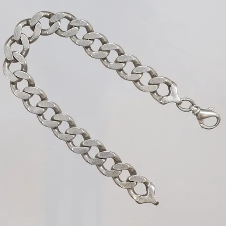 Armband Pansar, längd 21cm, bredd 10mm, defekt lås, silver, 925/1000 Vikt: 38,1 g