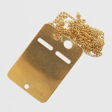 Diverse guld, trasigt, personlig gravyr, 18K Vikt: 3,7 g