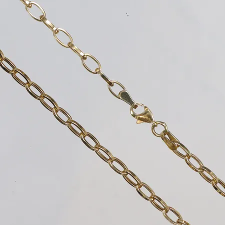 Kedja, längd 45cm, bredd 3mm, 18K Vikt: 6,1 g