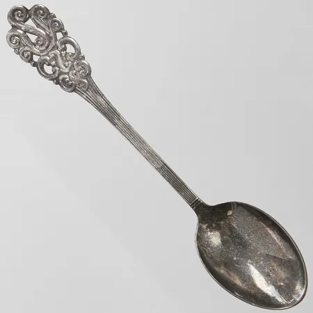 Kaffesked, längd: 135mm, GAB, missfärgad, silver, 830/1000 Vikt: 10,1 g