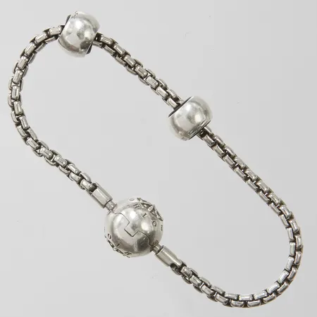Armband, Thomas Sabo Karma Beads, längd: 15cm, bredd: 2,7mm, bajonettlås, silver, 925/1000 Vikt: 8,9 g