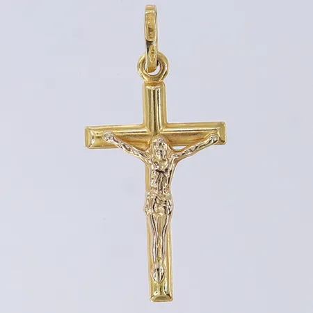 Hänge krucifix, 37x20mm, 18K Vikt: 1,3 g