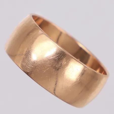 Ring, stl 19, bredd 8,6mm, 14K Vikt: 5 g