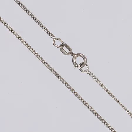 Halskedja Pansar längd 39cm, bredd 1mm silver 830/1000 Vikt: 1,8 g