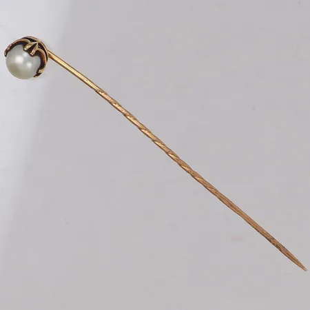Nål med pärla 18K Vikt: 2,2 g