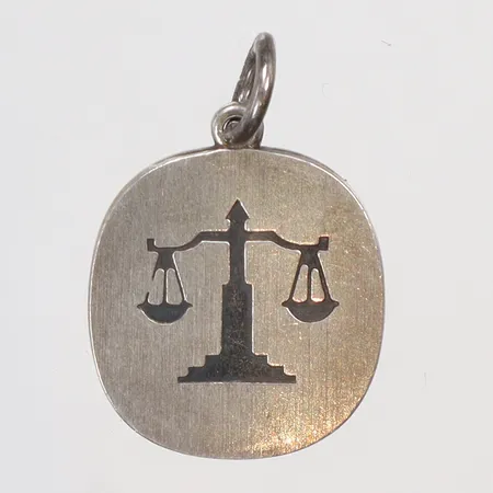 Hänge Stjärntecken Vågen 15x22mm silver 830/1000 Vikt: 2,2 g