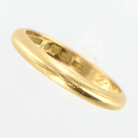 Ring slät stl 20, bredd: 3mm, gravyr, 18K Vikt: 4,8 g