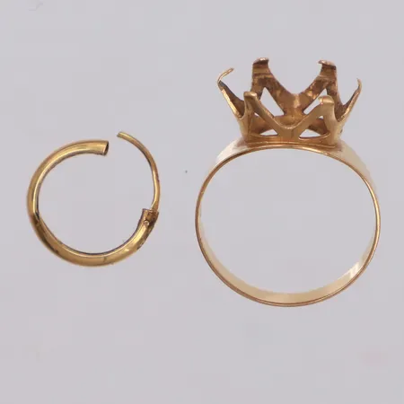 Diverse guld, defekter, 18K Vikt: 3,1 g